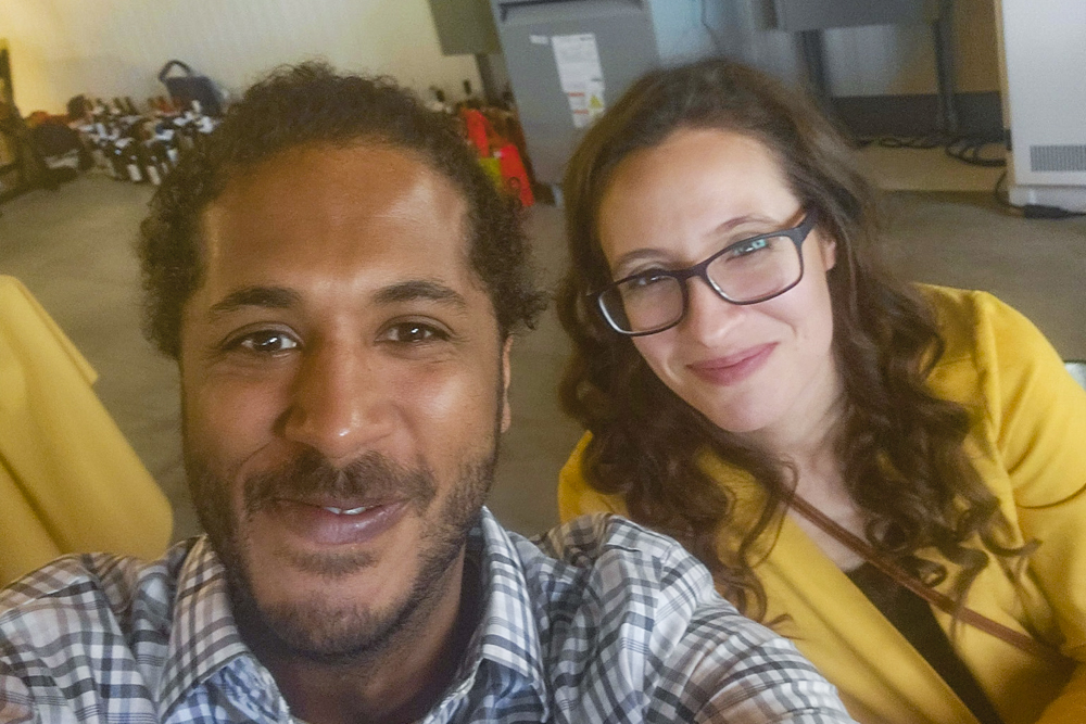 Chris Bush and his partner, Mindy Brasdovich